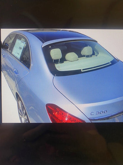 Mercedes C Class Coupe Factory Window No Light Spoiler (2015-2021 and UP)