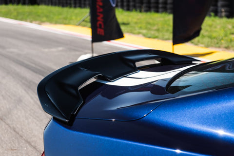 Ford Mustang "Shelby GT-350 2020 Style" 3-Post No Light Spoiler with out Gurney Flaps (2015-UP) - DAR Spoilers