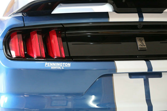 Ford Mustang "Shelby GT-350 2020 Style" 3-Post No Light Spoiler with out Gurney Flaps (2015-UP) - DAR Spoilers
