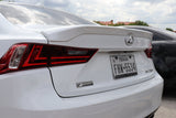 Lexus IS Factory "F Sport Style" Flush No Light Spoiler (2014 and UP) - DAR Spoilers
