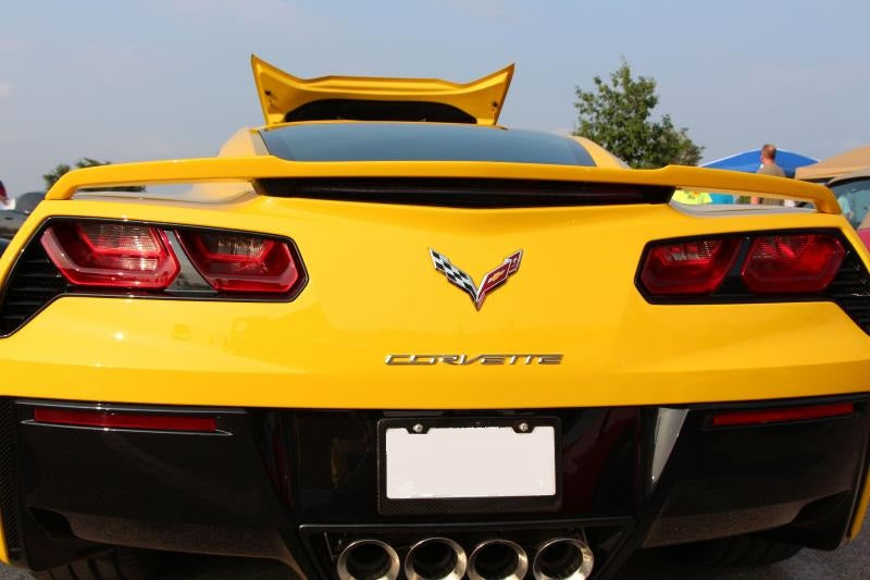 Chevrolet Corvette (C7) Factory High Rise Post No Light Spoiler (2014-2019) - DAR Spoilers