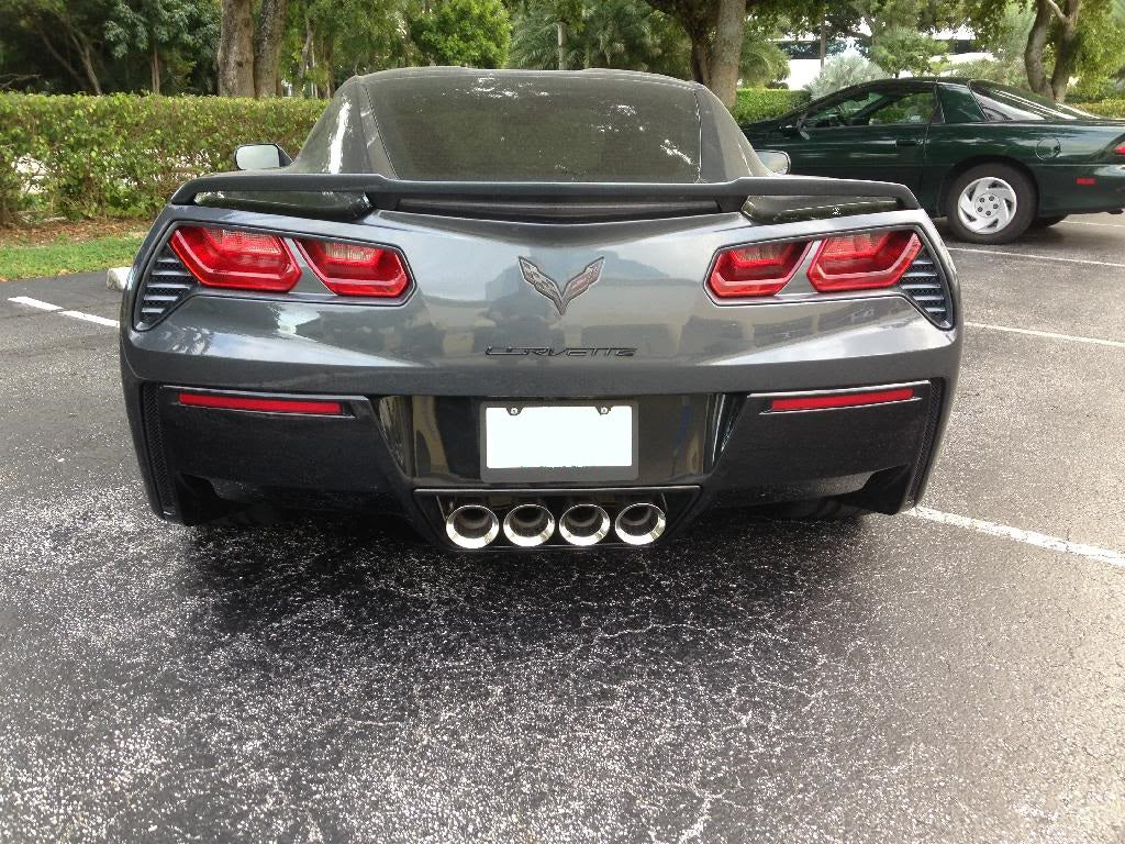 Chevrolet Corvette (C7) Factory High Rise Post No Light Spoiler (2014-2019) - DAR Spoilers