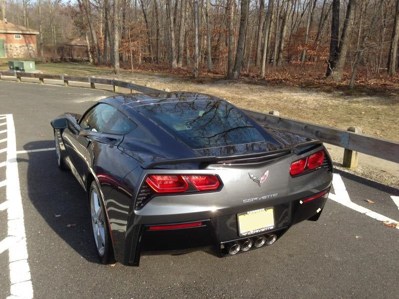 Chevrolet Corvette (C7) Factory High Rise Post No Light Spoiler (2014-2019) - DAR Spoilers