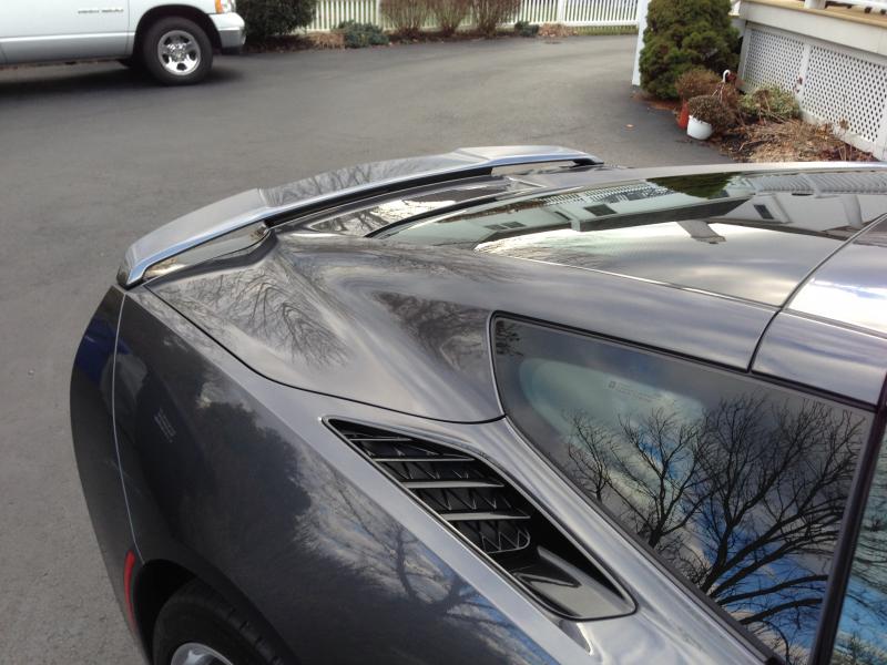 Chevrolet Corvette (C7) Factory High Rise Post No Light Spoiler (2014-2019) - DAR Spoilers