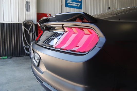 Ford Mustang Custom Lip No Light Spoiler Convertible ONLY (2015 and UP) - DAR Spoilers