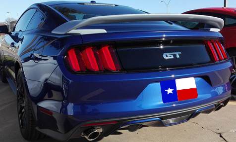 Ford Mustang "GT350R Inspired" 3 Piece Custom No Light Spoiler (2015-2019) - DAR Spoilers