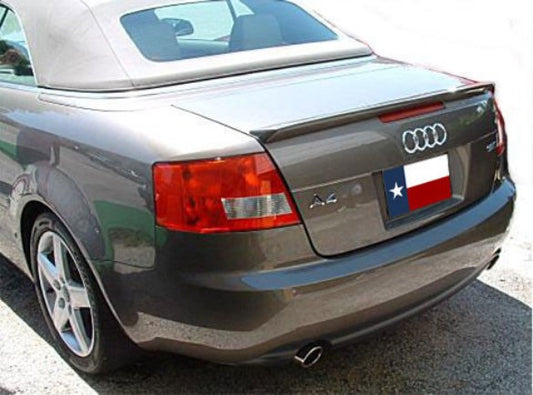 Audi A4 Cabriolet Custom Lip No Light Spoiler (2006-2012) - DAR Spoilers
