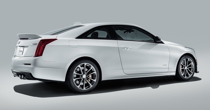 Cadillac ATS-V Coupe Factory Lip No Light Spoiler (2015 and UP) - DAR Spoilers