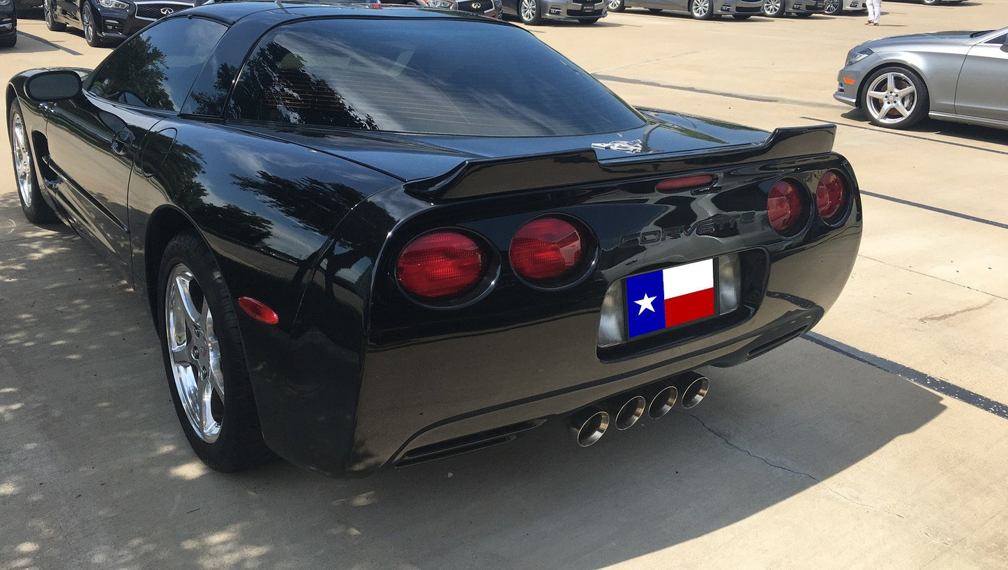 Chevrolet Corvette (C5) "Wickerbill" Inspired Custom Flush No Light Spoiler (1997-2004) - DAR Spoilers