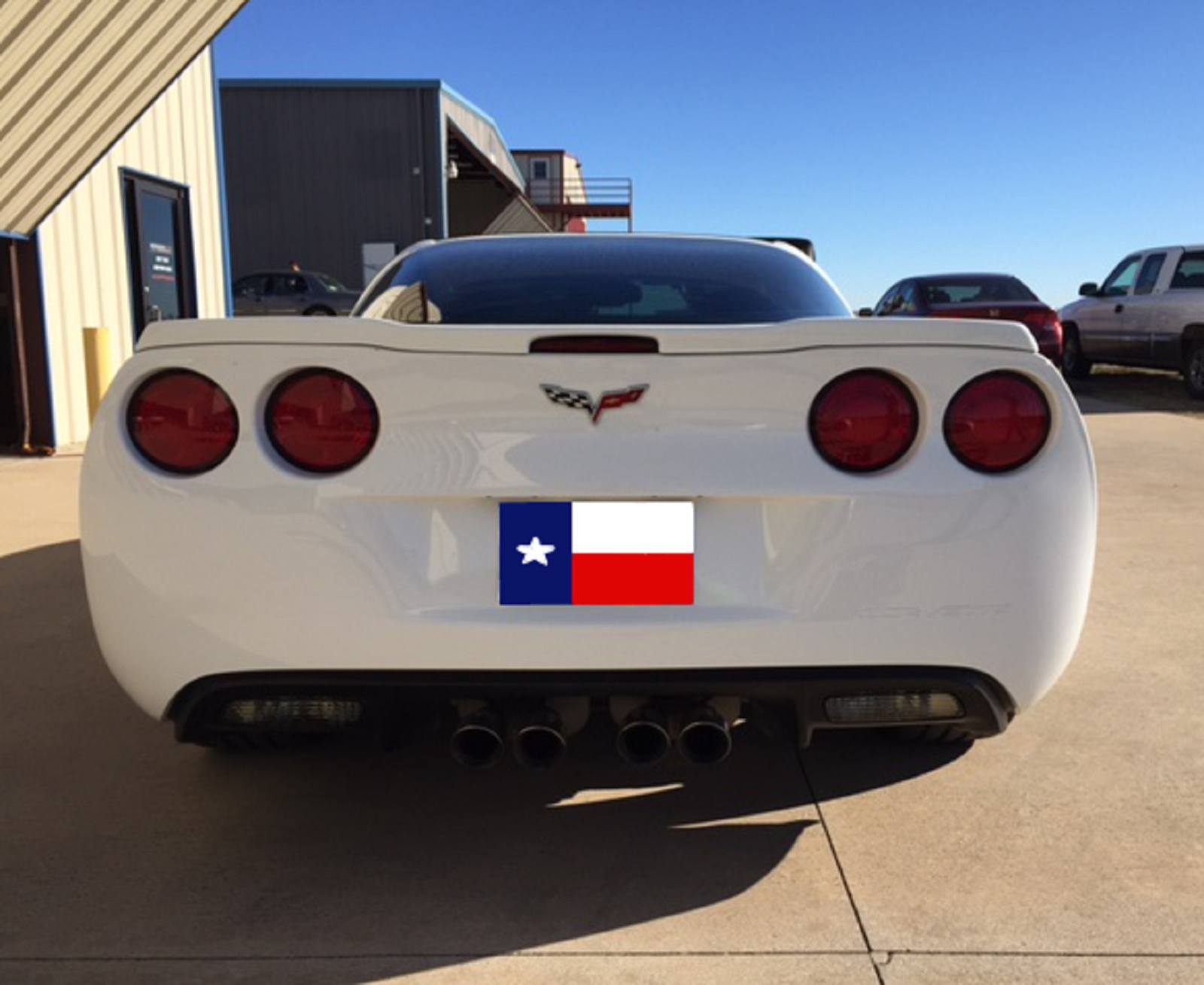 For Chevrolet Corvette (C6) Factory Style Flush No Light Spoiler (2005 ...