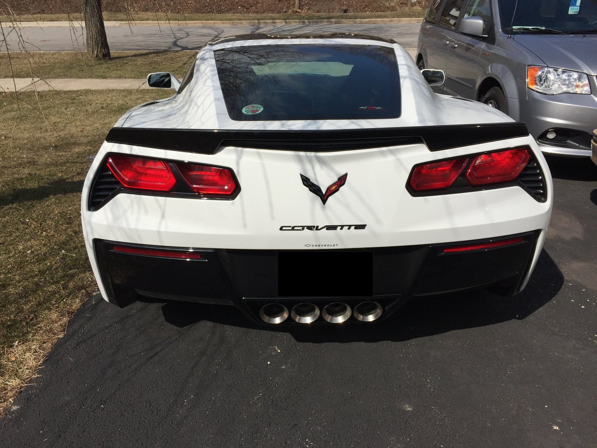 Chevrolet Corvette (C7) Factory Flush No Light Spoiler (2014-2019) - DAR Spoilers