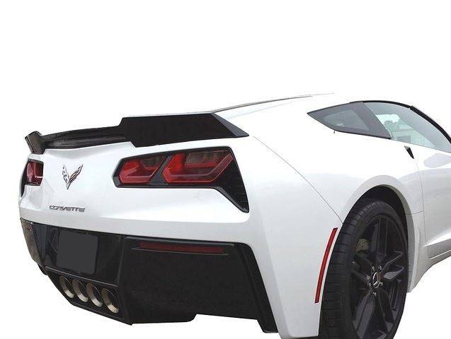 Chevrolet Corvette (C7) "Wickerbill" Inspired Custom Flush No Light Spoiler (2014-2019) - DAR Spoilers