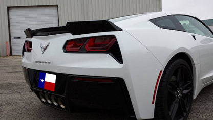 Chevrolet Corvette (C7) "Wickerbill" Inspired Custom Flush No Light Spoiler (2014-2019) - DAR Spoilers