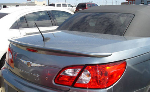 Chrysler Sebring Convertible Custom Lip No Light Spoiler (2008 and UP) - DAR Spoilers