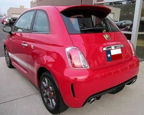 Fiat 500 (Large) Factory Roof No Light Spoiler (2012 and UP) - DAR Spoilers