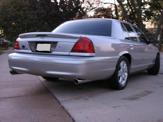 Ford Crown Victoria Factory Flush No Light Spoiler (1998-2011) - DAR Spoilers