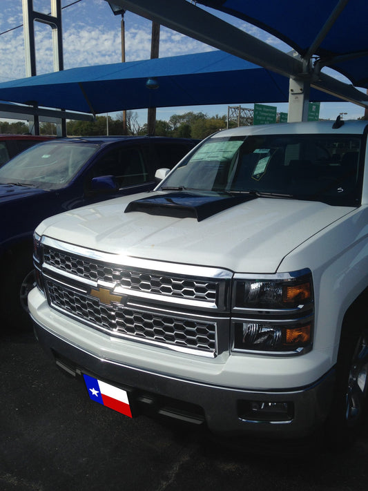 Chevrolet Silverado Custom Hood Scoop (2014-2015) - DAR Spoilers