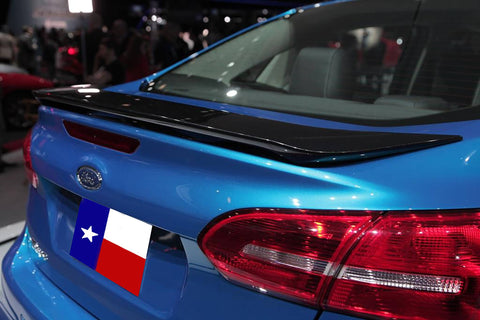 Ford Focus 4Dr Factory Post No Light Spoiler (2015 and UP) - DAR Spoilers