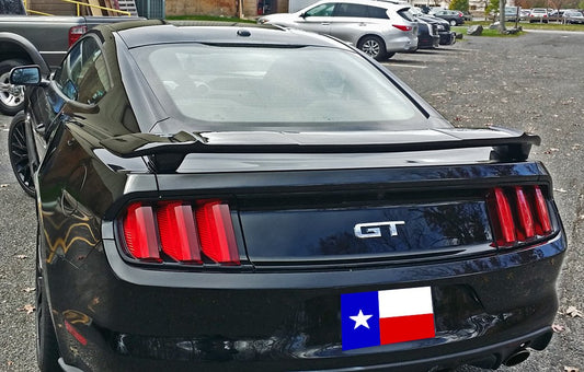Ford Mustang "Black Mamba" Custom Post No Light Spoiler (2015 and UP) - DAR Spoilers