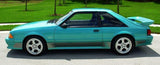 Ford Mustang Hatchback "Saleen Style" Factory 2Post No Light Spoiler (1979-1993) - DAR Spoilers