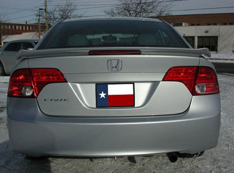 Honda Civic 4DR "SI" Factory Flush Lighted Spoiler (2006-2011) - DAR Spoilers