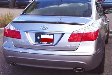 Hyundai Genesis Sedan Custom Lip No Light Spoiler (2009-2014) - DAR Spoilers