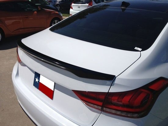 Hyundai Genesis Sedan Custom Lip No Light Spoiler (2015 and UP) - DAR Spoilers