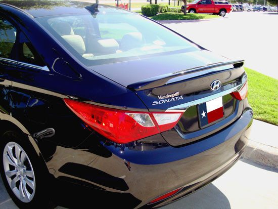 Hyundai Sonata Custom Post No Light Spoiler (2011-2014) - DAR Spoilers