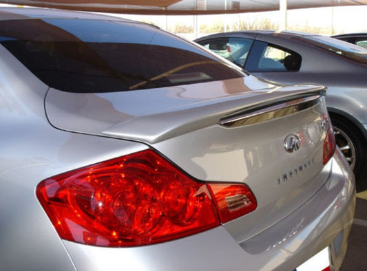 Infiniti G35/G37 Sedan Custom Lip No Light Spoiler (2007-2014) - DAR Spoilers