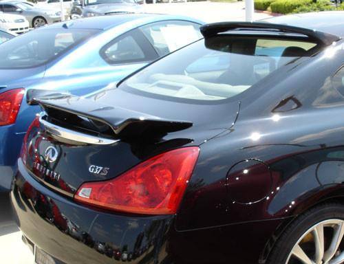 Infiniti G37 Coupe Custom Post No Light Spoiler (2008-2013) - DAR Spoilers