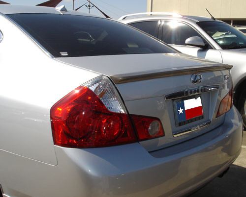 Infiniti M35/M45 (Small) Custom Lip No Light Spoiler (2008-2010) - DAR Spoilers