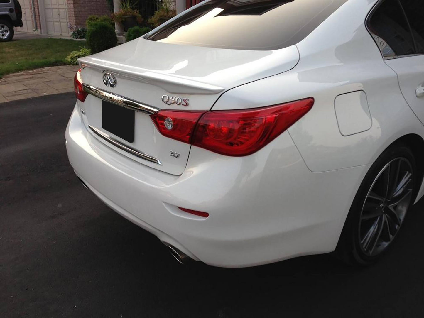 Infiniti Q50 Factory Lip No Light Spoiler (2014 and UP) - DAR Spoilers