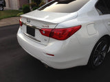 Infiniti Q50 Factory Lip No Light Spoiler (2014 and UP) - DAR Spoilers