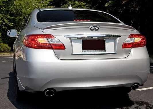 Infiniti Q70 Factory Lip No Light Spoiler (2014 ONLY) - DAR Spoilers