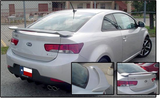 Kia Forte Koup Custom Post Lighted Spoiler (2010-2013) - DAR Spoilers