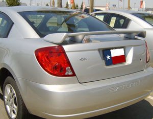 Kia Rio Sedan Custom Post No Light Spoiler (2006-2011) - DAR Spoilers