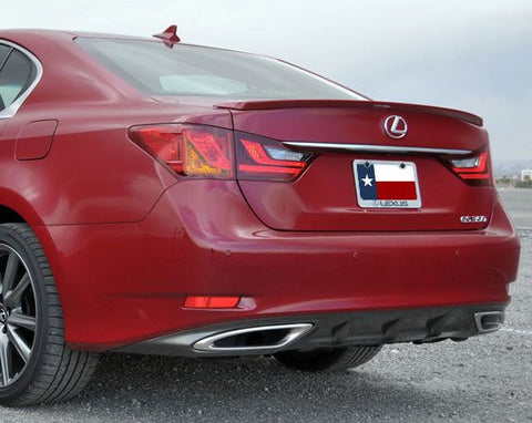 Lexus GS Factory Lip No Light Spoiler (2013 and UP) - DAR Spoilers
