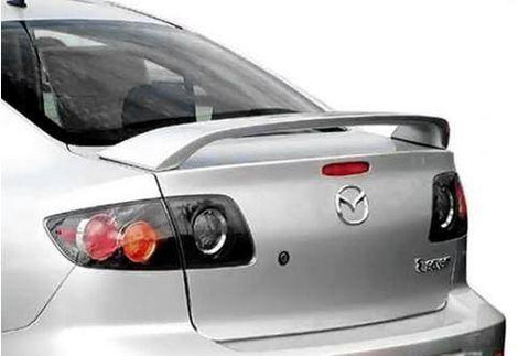 Mazda 3 Sedan Factory Post No Light Spoiler (2004-2009) - DAR Spoilers