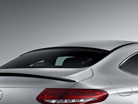 Mercedes C Class Coupe Factory Window No Light Spoiler (2017 and UP) - DAR Spoilers
