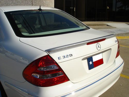 Mercedes E-Class E63 Factory Lip No Light Spoiler (2003-2009) - DAR Spoilers