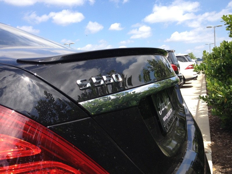 Mercedes S Class Factory Lip No Light Spoiler (2014 and UP) - DAR Spoilers