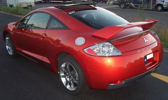 Mitsubishi Eclipse Coupe Factory Post No Light Spoiler (2006-2012) - DAR Spoilers