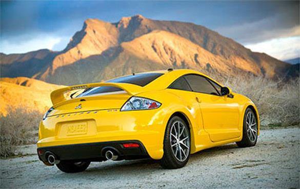 Mitsubishi Eclipse Roadster Factory Post Lighted Spoiler (2006-2012) - DAR Spoilers
