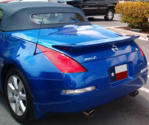 Nissan 350Z Roadster Aggressive Custom Flush No Light Spoiler (2003-2009) - DAR Spoilers
