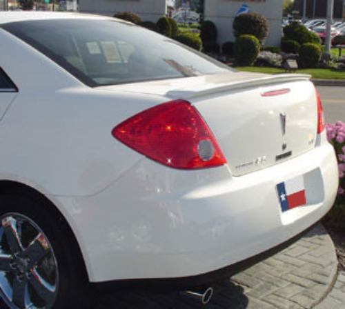 Pontiac G6 4-Dr Factory Lip No Light Spoiler (2005-2010) - DAR Spoilers