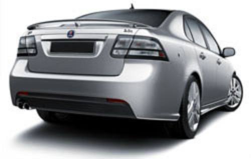 Saab 9.3 Factory 3Post No Light Spoiler (2008 and UP) - DAR Spoilers