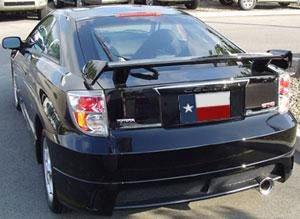 Saturn Ion Quad Cpe Action Package Custom Post No Light Spoiler (2003-2008) - DAR Spoilers