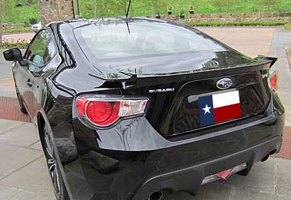 Subaru BR-Z (Gt-86 Style) Factory Flush No Light Spoiler (2013 and UP) - DAR Spoilers