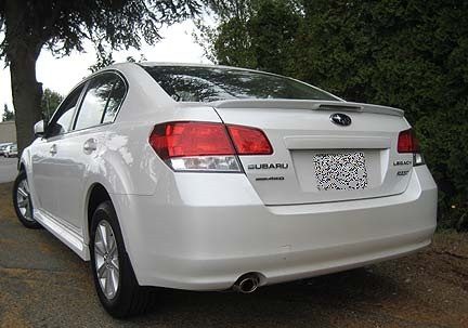 Subaru Legacy Factory Flush Clr Light Spoiler (2010-2014) - DAR Spoilers