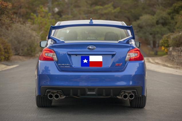 Subaru WRX "STi" Factory 2Post No Light Spoiler (2015 and UP) - DAR Spoilers